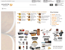 Tablet Screenshot of humidordiscount.se